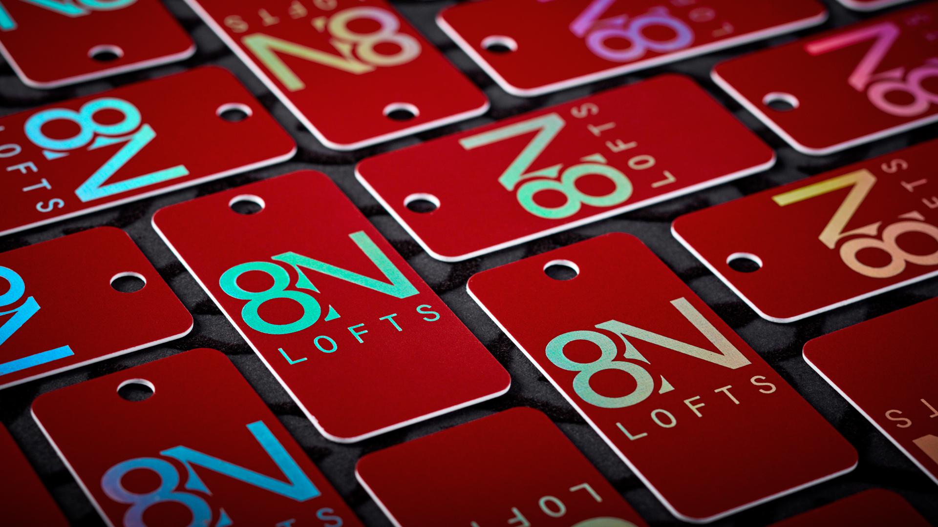 Design and Print Custom Plastic Single Key Tags