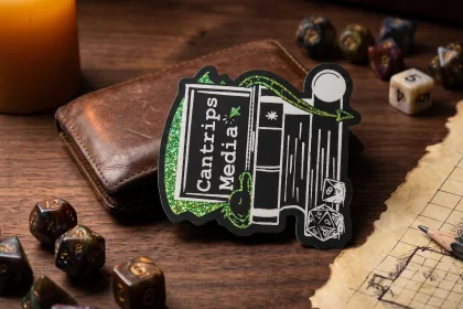 A loyalty card tucked into a leather wallet.